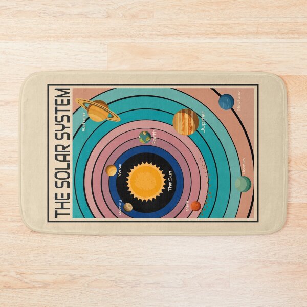 Item preview, Retro Solar System Diagram designed and sold by Ghost on Toast.