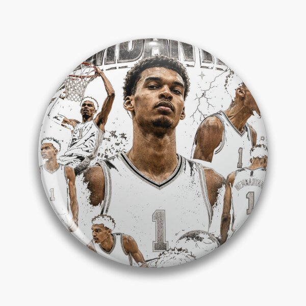 Item preview, Wembanyama Vintage Basketball Graphic designed and sold by MakmurMpxgo.