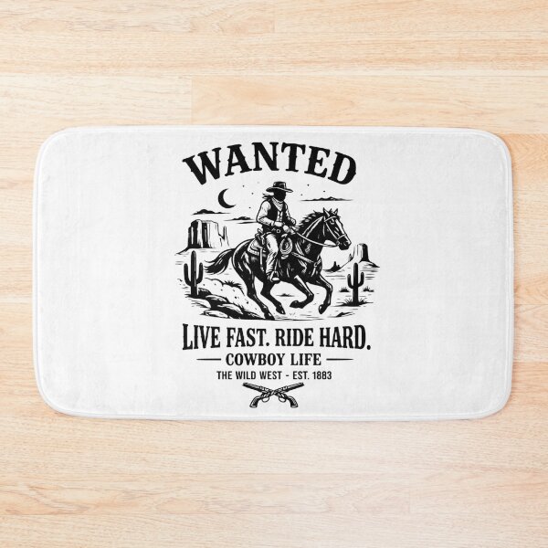 Item preview, Vintage Wild West Cowboy Wanted Poster Art designed and sold by NewCreationLabs.