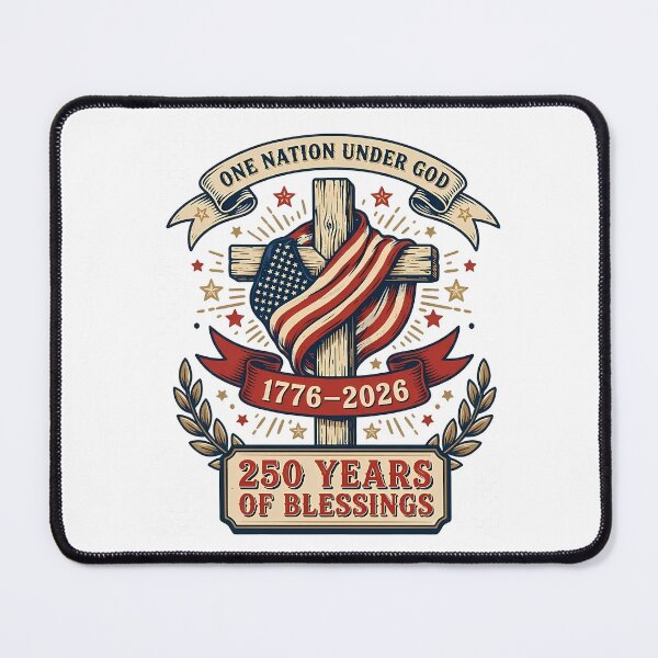 Item preview, One Nation Under God 250 Years Of Blessings 1776 2026 designed and sold by KristenosNehk.