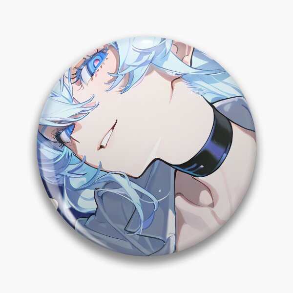 Item preview, Esdeath Akame Ga Kill Icy Commander Blue Hair Glow designed and sold by justnickthings.