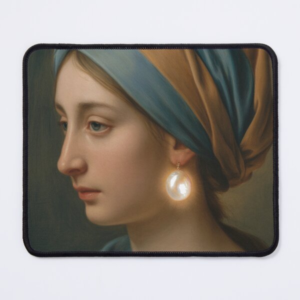 Item preview, Pearl Earring, Classical Portrait Art Print, Gallery Wall Decor designed and sold by LatentGoods.