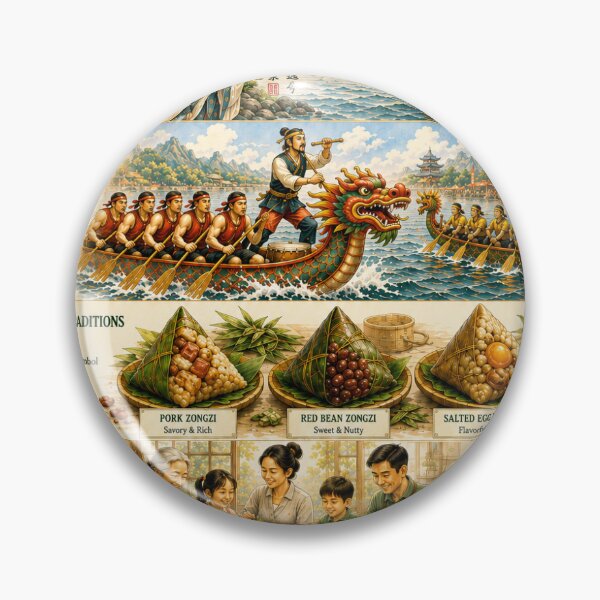 Item preview, ⁠The Story of Dragon Boat Festival Traditions⁠ designed and sold by Easternpantry.