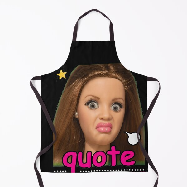 Item preview, Cringe Doll Face Distressed Photo Humor designed and sold by Prof4Artist.