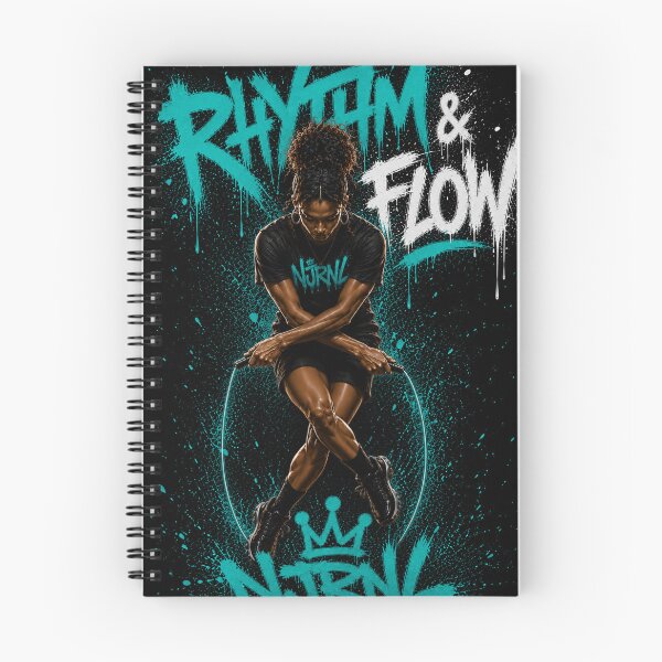 Item preview, Rhythm & Flow Freestyle Jump Rope Design designed and sold by NJRNL Apparel .