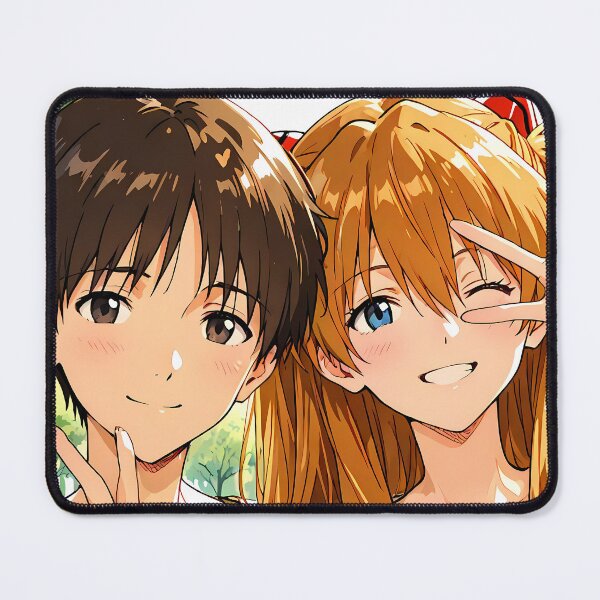 Item preview, Asuka Langley Soryu Neon Genesis Evangelion Sunny Duo Selfie designed and sold by justnickthings.