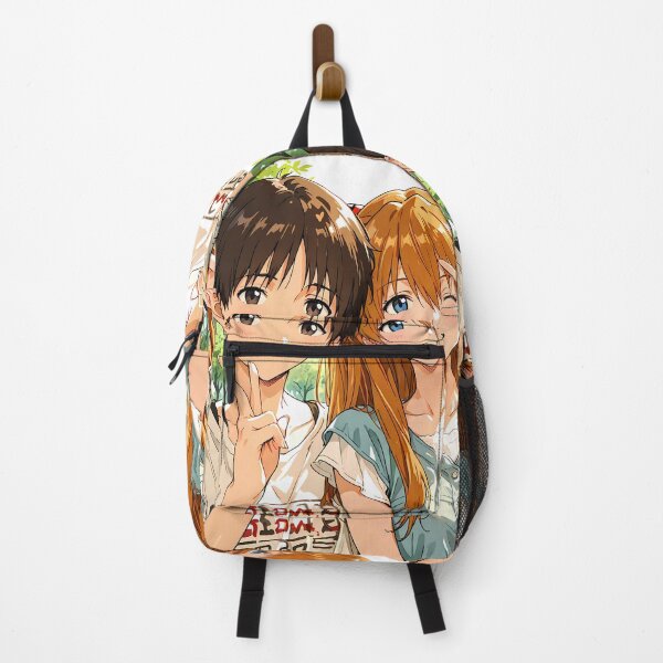 Item preview, Asuka Langley Soryu Neon Genesis Evangelion Sunny Duo Selfie designed and sold by justnickthings.