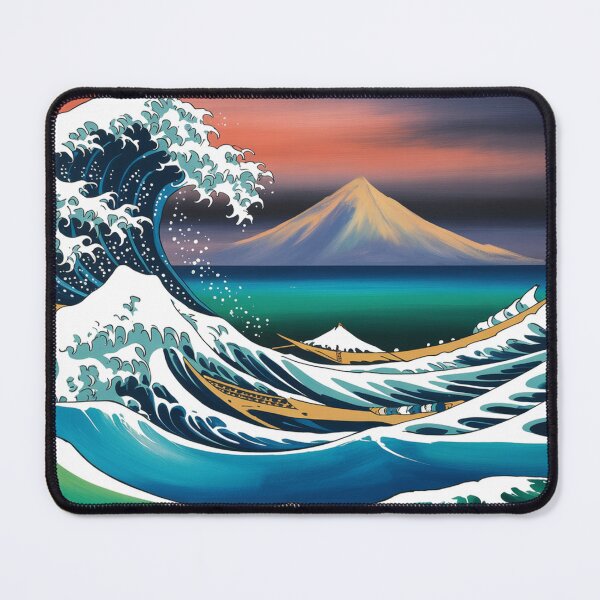 Item preview, Wave Contemporary Palette, Seascape Wall Art, Modern Home Decor designed and sold by LatentGoods.