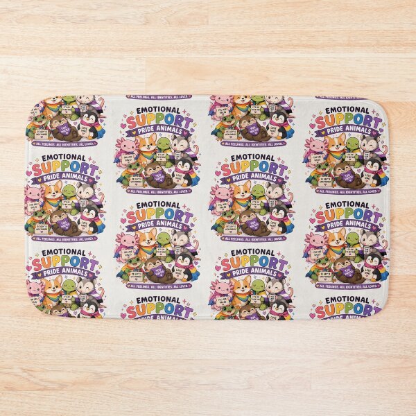 Item preview, Emotional Support Pride Animals | Pride Creatures Collection | LGBTQ Mascots | Emotional Support Animals | Cute Queer Stickers designed and sold by VectorJoy.