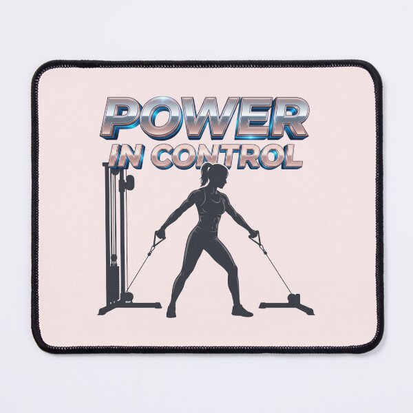 Item preview, Badass "Power In Control" Women's Fitness Gear! designed and sold by pradeepvisuals.