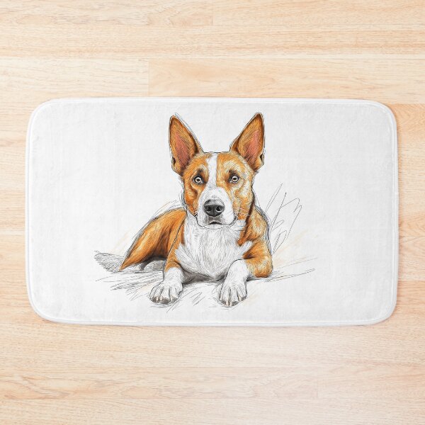 Item preview, Basenji Doggie Illustration designed and sold by Roxane Bay.