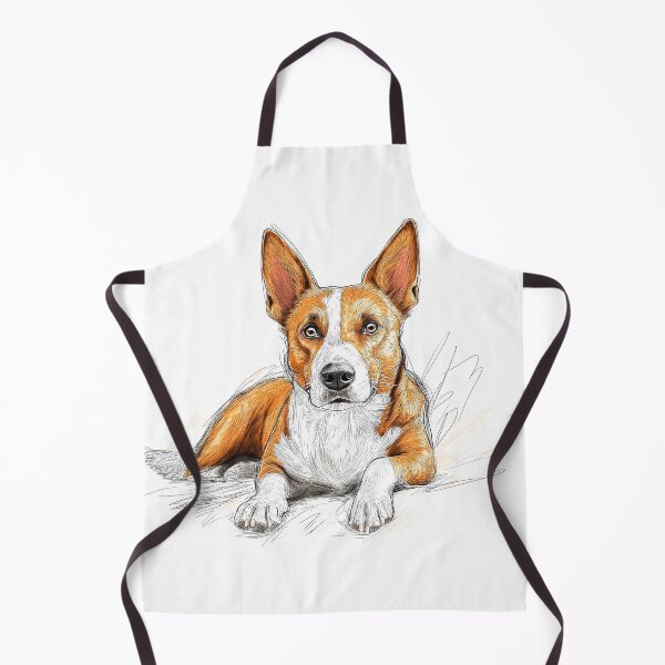 Item preview, Basenji Doggie Illustration designed and sold by Roxane Bay.