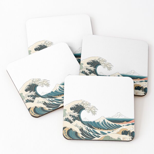 Item preview, Great Wave, Modern Seascape Art Print, Contemporary Japanese Inspired designed and sold by LatentGoods.