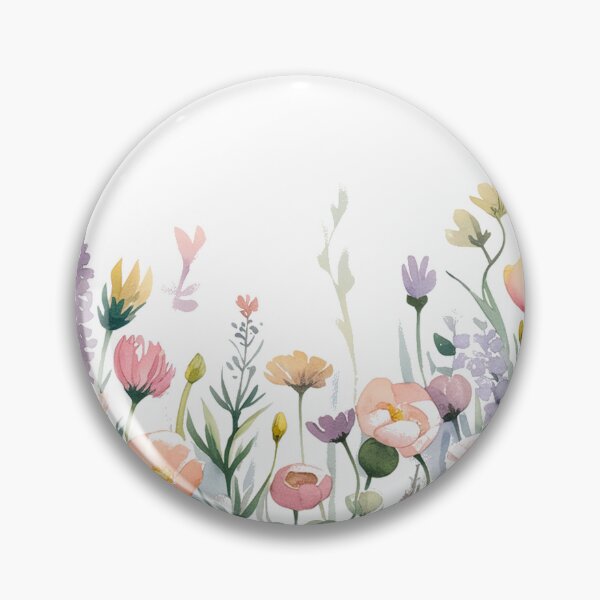 Item preview, Wildflower Meadow Watercolor, Botanical Wall Art, Cottagecore Decor Gift designed and sold by LatentGoods.