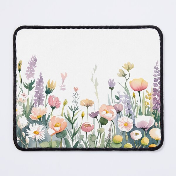 Item preview, Wildflower Meadow Watercolor, Botanical Wall Art, Cottagecore Decor Gift designed and sold by LatentGoods.