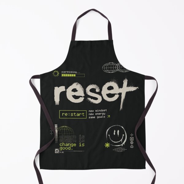 Item preview, Reset Aesthetic Motivation Design | New Mindset New Energy Same Goals | Gen Z Streetwear Graphic designed and sold by NBT-NOVA.