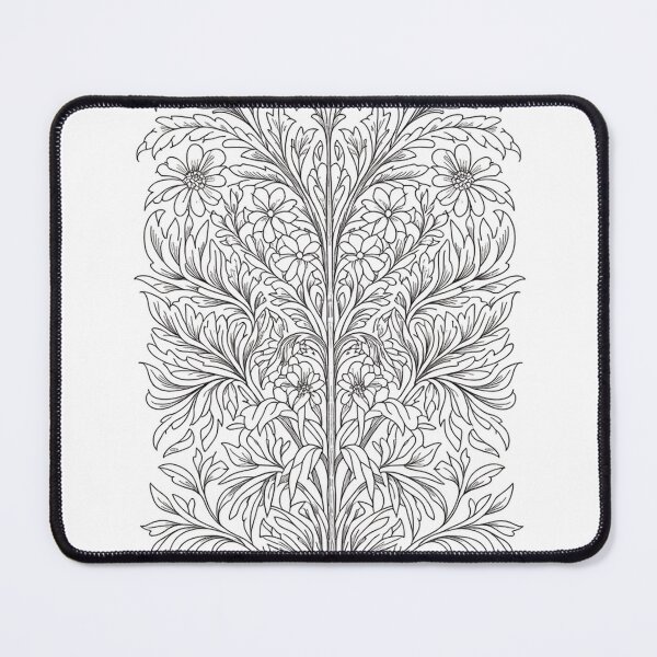 Item preview, William Morris Botanical Pattern, Arts and Crafts Decor designed and sold by LatentGoods.