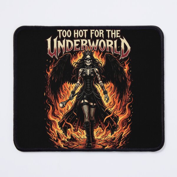 Item preview, Too Hot For The Underworld Gothic Skeleton Queen | Menopause Humor designed and sold by printedartgoods.