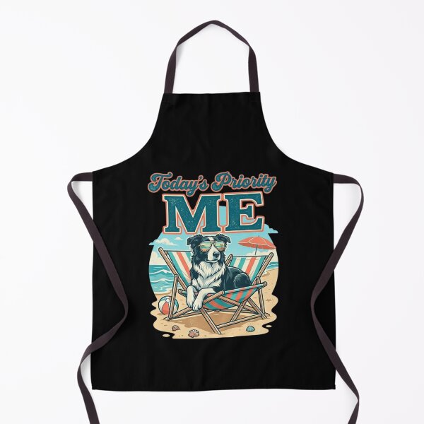 Item preview, Today's Priority: ME - Relaxed Border Collie in Sunglasses on the Beach designed and sold by Sonofwilliam.