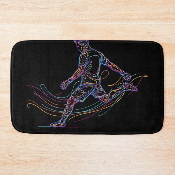 Item preview, Colorful Soccer Line Art Dynamic Football Player Graphic designed and sold by KristenosNehk.