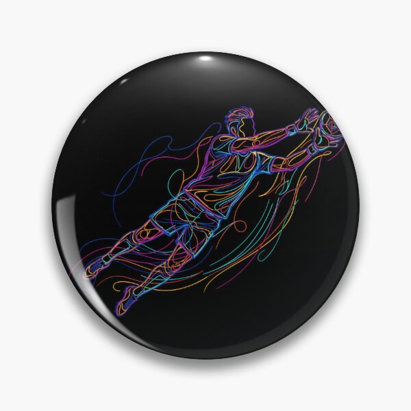 Item preview, Modern Soccer Player Neon Outline Football Lover Gift designed and sold by KristenosNehk.