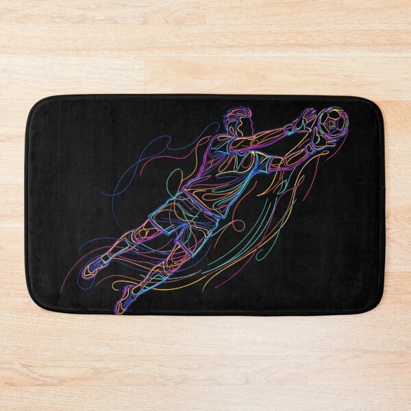 Item preview, Modern Soccer Player Neon Outline Football Lover Gift designed and sold by KristenosNehk.