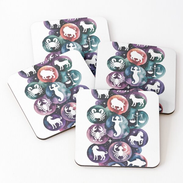 Item preview, Zodiac Constellation, Cosmic Nebula Wall Art, Astrology Gift designed and sold by LatentGoods.