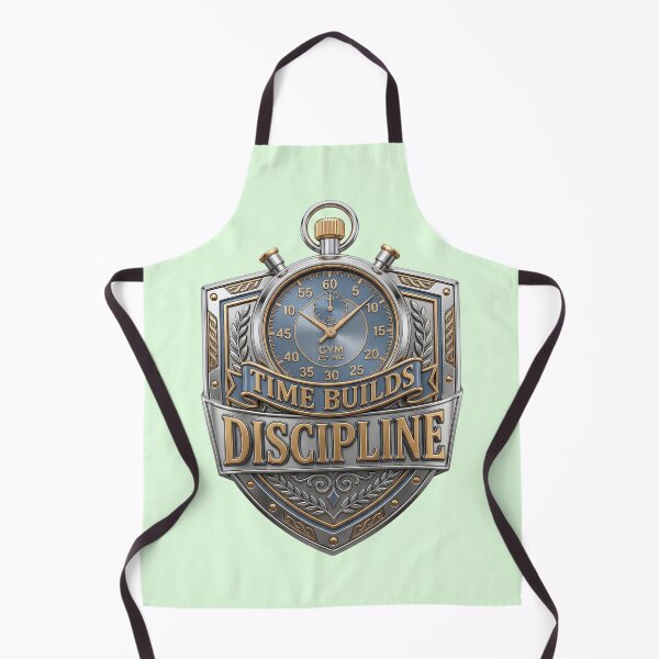 Item preview, Relentless "Time Builds Discipline" Gym Timer Art! designed and sold by pradeepvisuals.