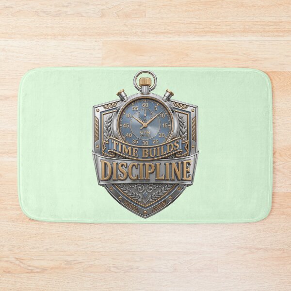 Item preview, Relentless "Time Builds Discipline" Gym Timer Art! designed and sold by pradeepvisuals.