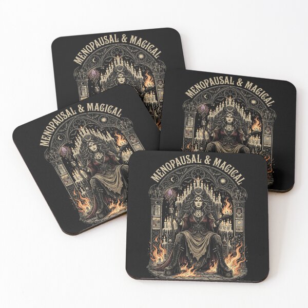 Item preview, Menopausal and Magical Gothic Witch | Dark Fantasy Menopause designed and sold by printedartgoods.