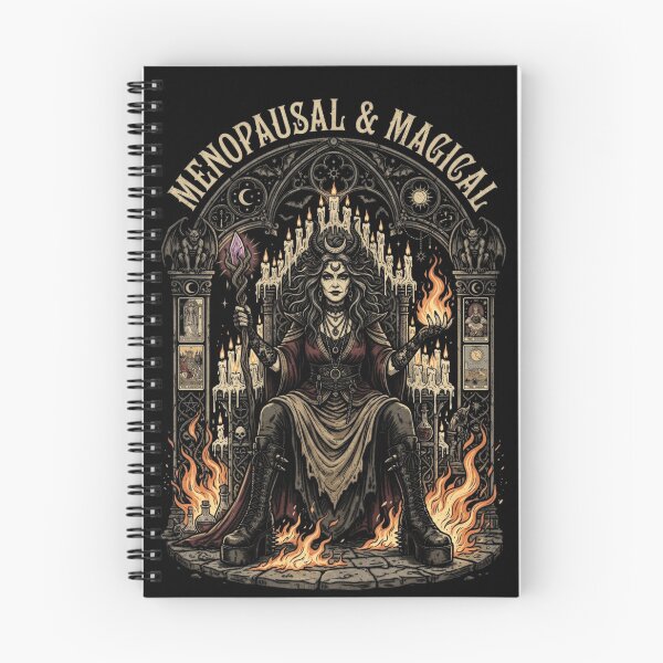 Item preview, Menopausal and Magical Gothic Witch | Dark Fantasy Menopause designed and sold by printedartgoods.