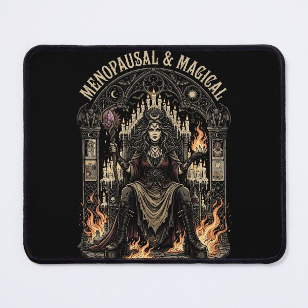 Item preview, Menopausal and Magical Gothic Witch | Dark Fantasy Menopause designed and sold by printedartgoods.
