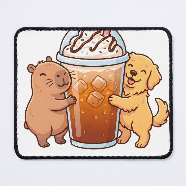 Item preview, Coffee First Feelings Later Capybara And Dog designed and sold by laughingshirts.