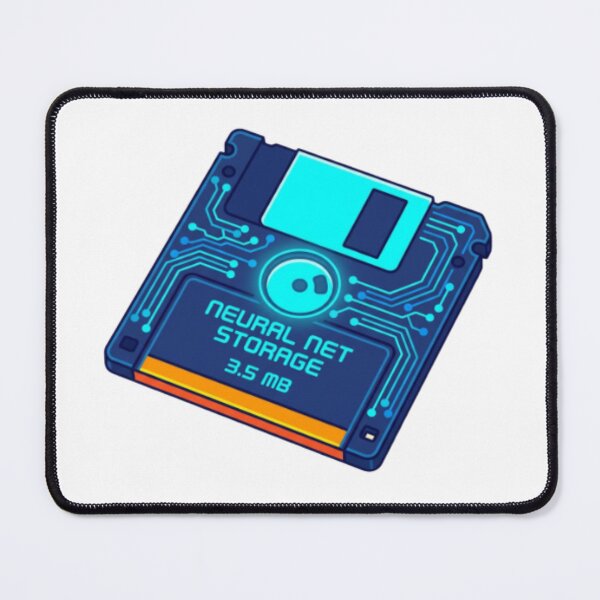 Item preview, Vintage Floppy Disk Neural Network Graphic Art designed and sold by CozyDesignsCo.