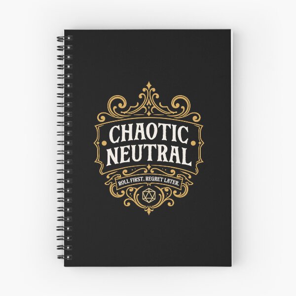 Item preview, Chaotic Neutral Roll First Regret Later designed and sold by pixeptional.