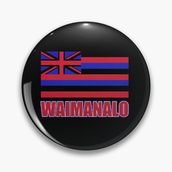Item preview, WAIMANALO Hawaiian Flag, Hawaii designed and sold by NoThoughtsCat.