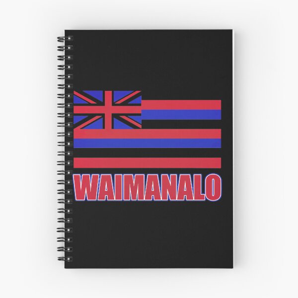 Item preview, WAIMANALO Hawaiian Flag, Hawaii designed and sold by NoThoughtsCat.