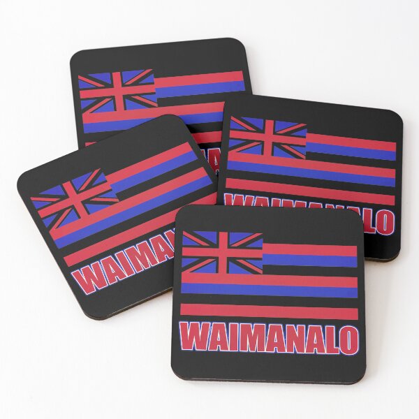Item preview, WAIMANALO Hawaiian Flag, Hawaii designed and sold by NoThoughtsCat.