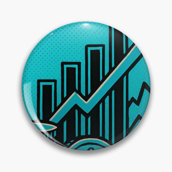 Item preview, Retro Pop Art Poster of Stock Market Trading | Bold Financial Growth Illustration with Bull Market Charts, Investment Symbols & Wealth Building Aesthetic | Modern Finance Wall Art Decor designed and sold by PaintedPixels01.