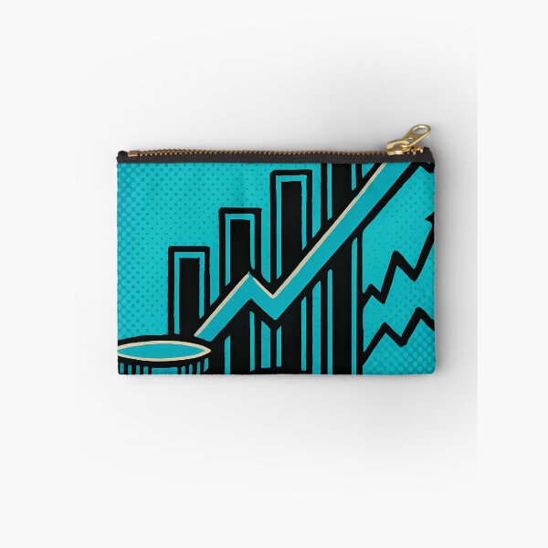 Item preview, Retro Pop Art Poster of Stock Market Trading | Bold Financial Growth Illustration with Bull Market Charts, Investment Symbols & Wealth Building Aesthetic | Modern Finance Wall Art Decor designed and sold by PaintedPixels01.