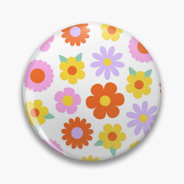 Item preview, Retro Daisy Flower Pattern | Groovy Floral Seamless 70s Design designed and sold by RJACreative.