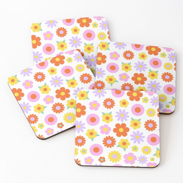 Item preview, Retro Daisy Flower Pattern | Groovy Floral Seamless 70s Design designed and sold by RJACreative.
