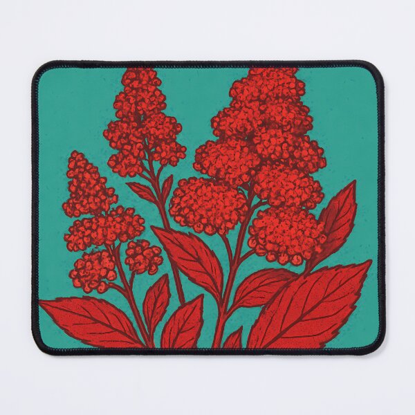 Item preview, Retro Pop Art Poster Illustration of Spirea Flowers | Bold Ornamental Shrub Bloom Print with Soft Clustered Blossoms & Vintage Botanical Aesthetic | Elegant Floral Wall Art Decor designed and sold by PaintedPixels01.