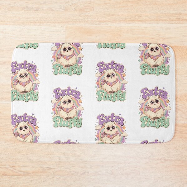 Item preview, Extra Fluffy Cute Alpaca Retro 70s Groovy Llama designed and sold by Sitred123.