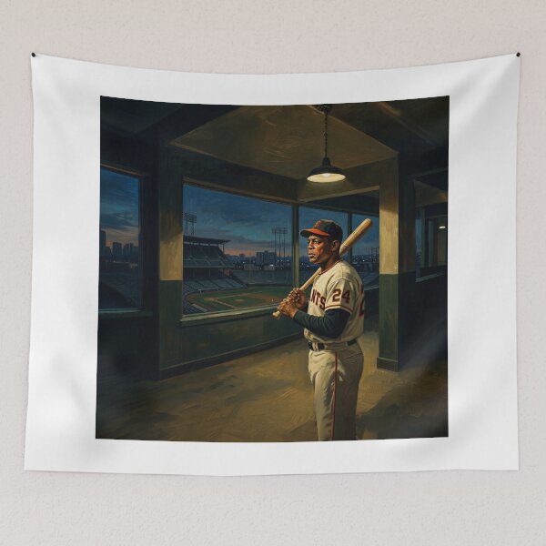 Item preview, Willie Mays Portrait designed and sold by Home Decor Art.