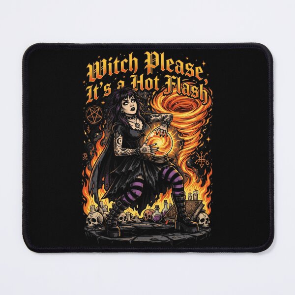 Item preview, Witch Please It's A Hot Flash Funny Gothic Witch | Menopause Humor designed and sold by printedartgoods.