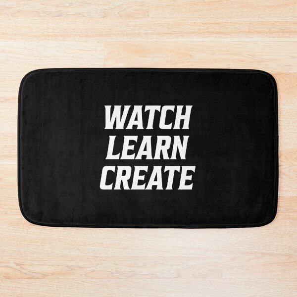 Item preview, Watch Learn Create Logo designed and sold by DevinCoonsMerch.