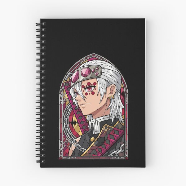 Item preview, Tengen Uzui Demon Slayer Crimson Stained Glass Hashira Portrait designed and sold by mildaclairmo.