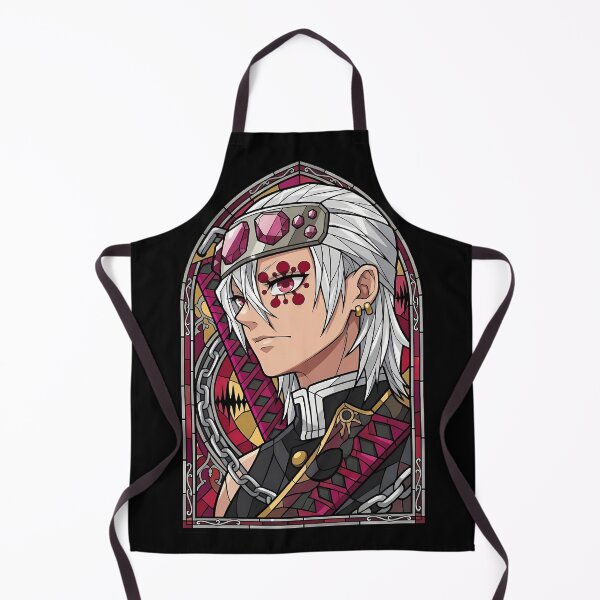 Item preview, Tengen Uzui Demon Slayer Crimson Stained Glass Hashira Portrait designed and sold by mildaclairmo.
