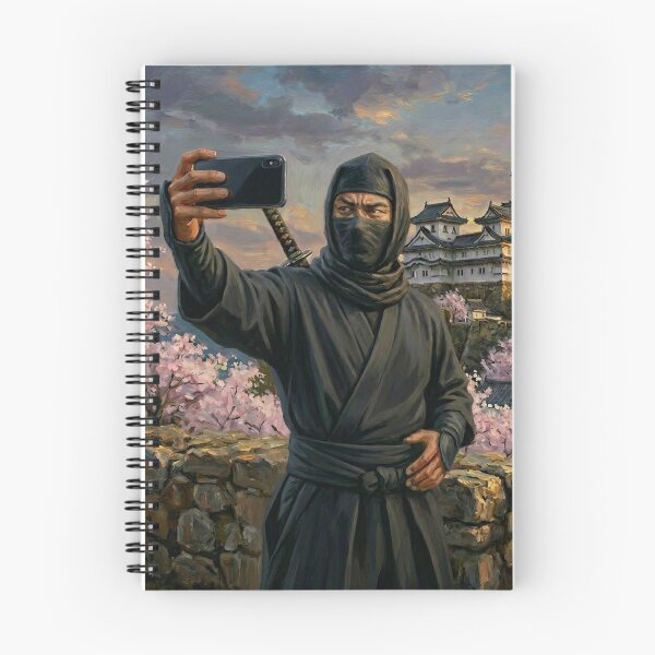 Item preview, Ninja Selfie Inside the Enemy's Castle designed and sold by neconte.
